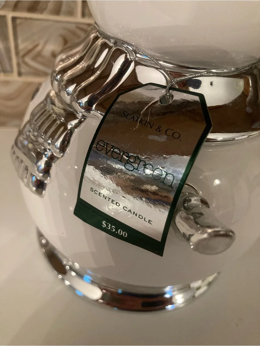NWT Bath & Body Works 2008 Slatkin Snowman Candle